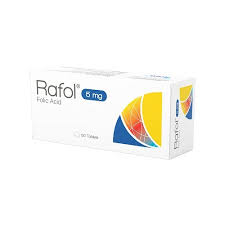 Rafol 5mg Tablet 50 (رافول - حمض الفوليك 5 ملغ - 5...